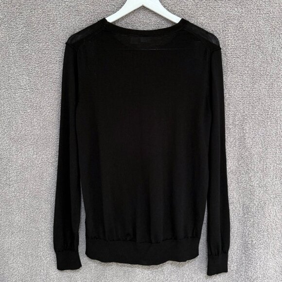 Gap Exposed Seam Merino Wool Sweater Black XL - Picture 4 of 7